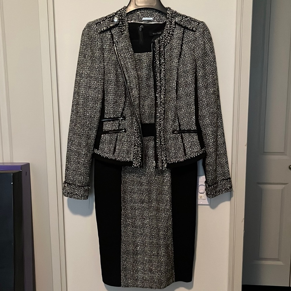 White House Black Market Tweed Dress and Blazer